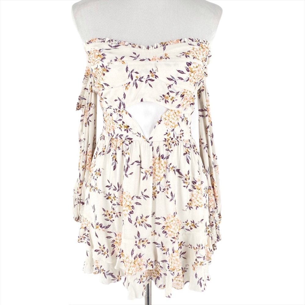 NEW Blue Life Planet Blue Off the Shoulder Dress